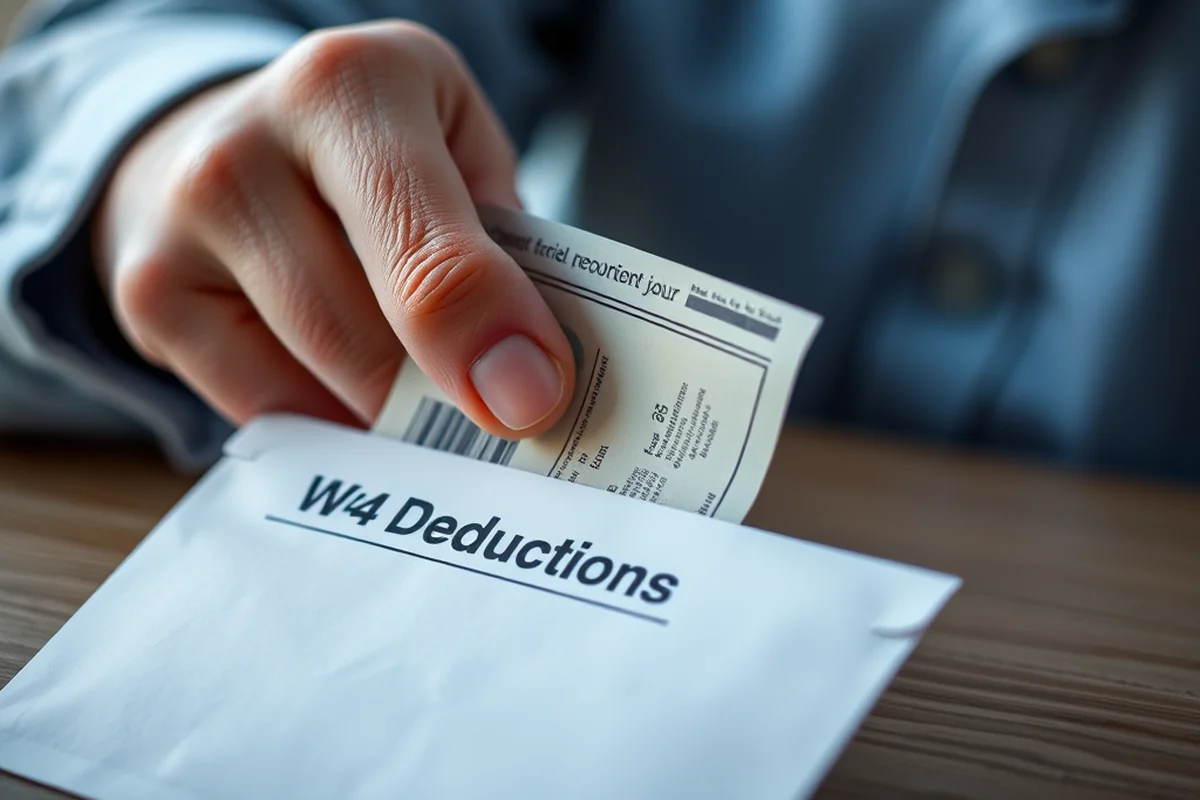 w4 deductions worksheet — W4 Deductions Worksheet (step by step)